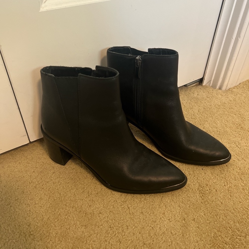 Franco Sarto black booties Size 8